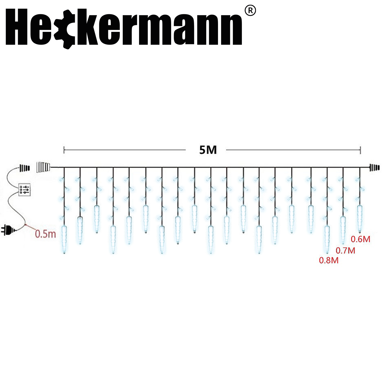 LAMPKI ZEWNĘTRZNE I WEWNĘTRZNE ŚWIĄTECZNE SOPLE 216 LED Z EFEKTEM ŚWIATEŁKA
