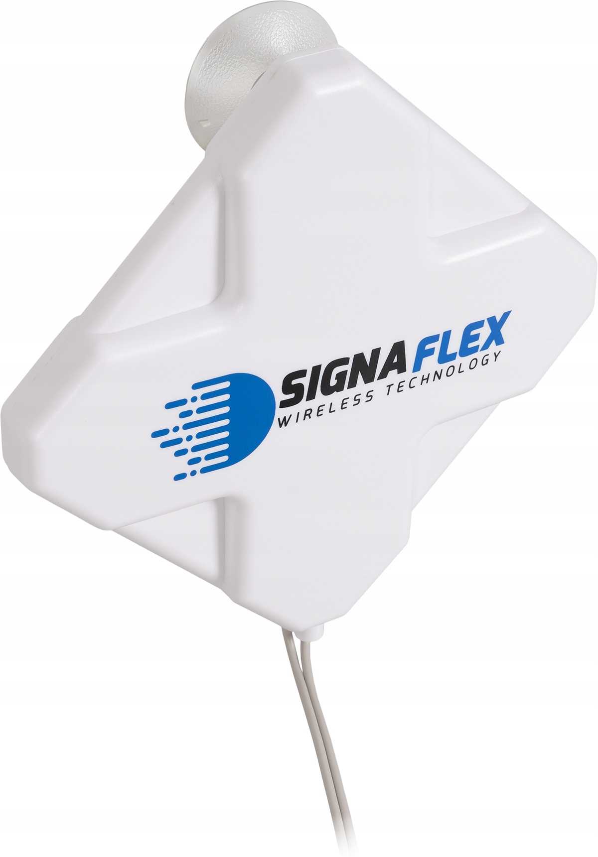 Zestaw Antena Signaflex Mini X-Cross 2X20Dbi 5M Crc9 Biała + Mapa Bts