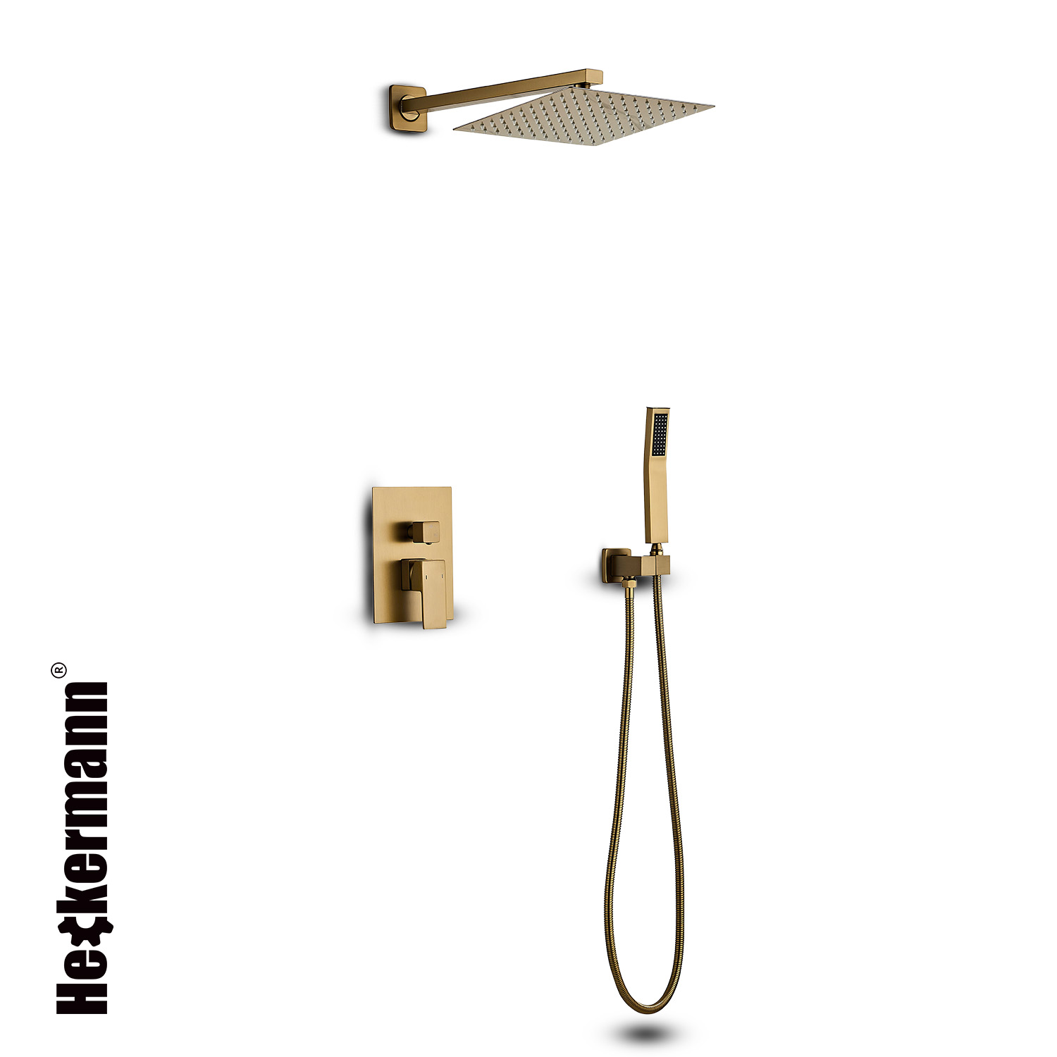 Zestaw prysznicowy podtynkowy Heckermann MS-25602 Złoty