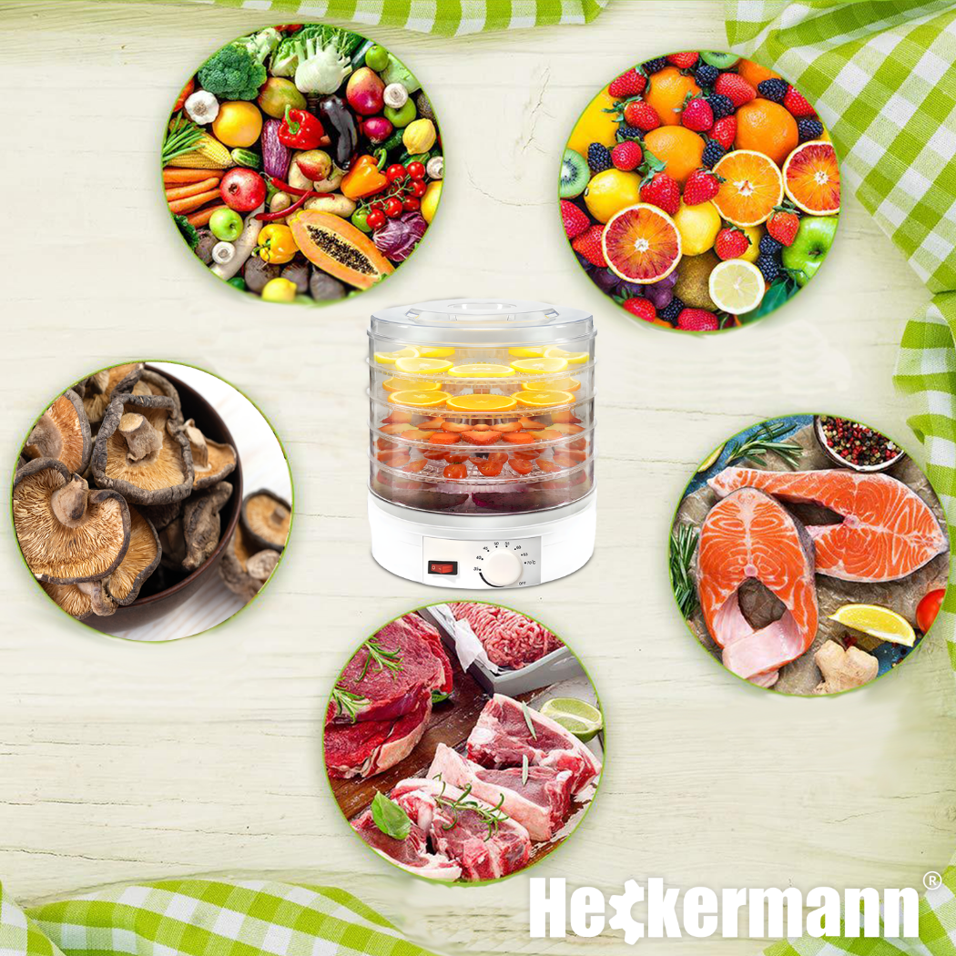 SUSZARKA DO GRZYBÓW OWOCÓW WARZYW ŻYWNOŚCI ZIÓŁ SPOŻYWCZA 350W DUŻA 5 SIT