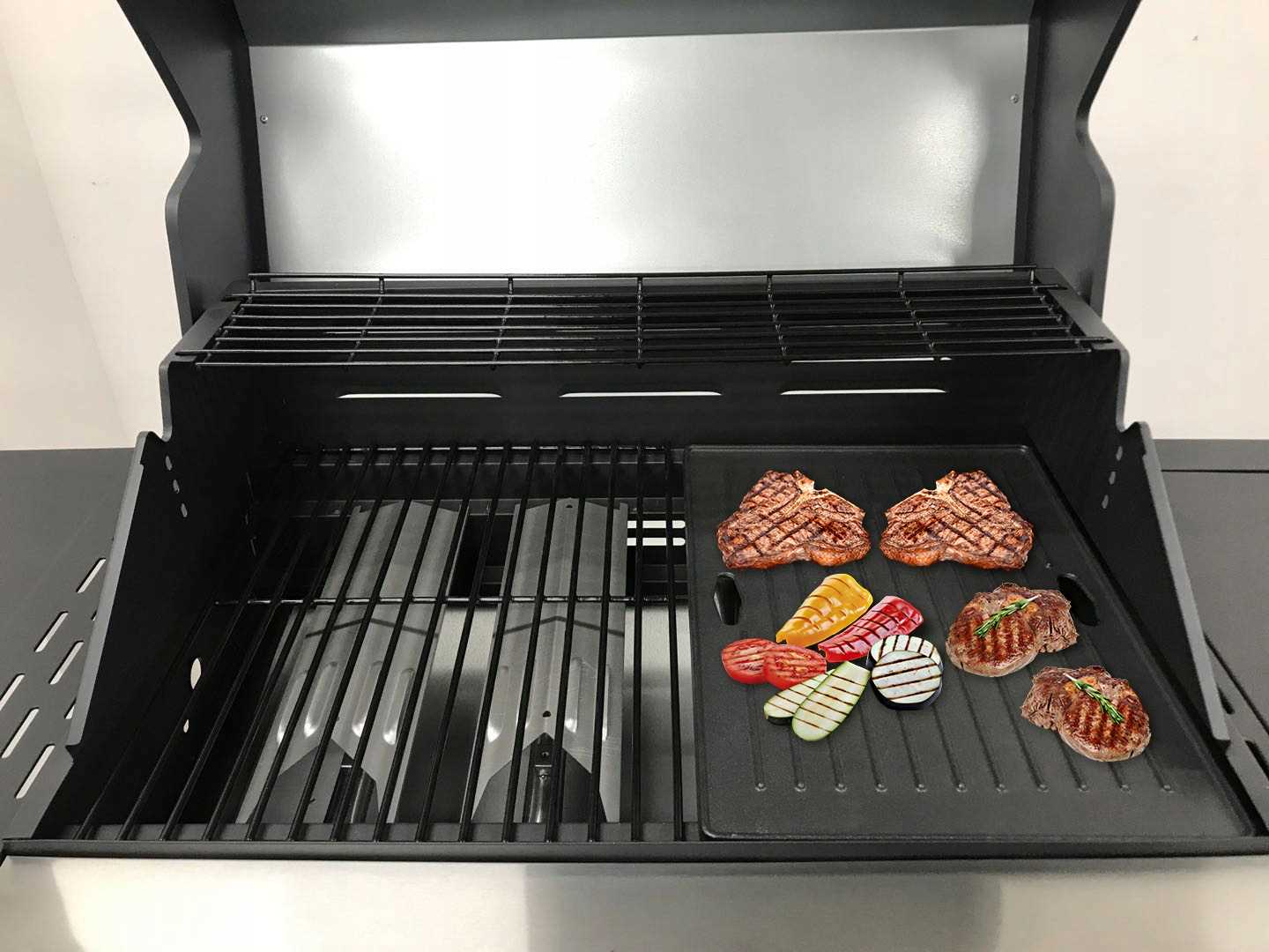 Płyta żeliwna do grilla gazowego Heckermann AG-SR4D-1SS