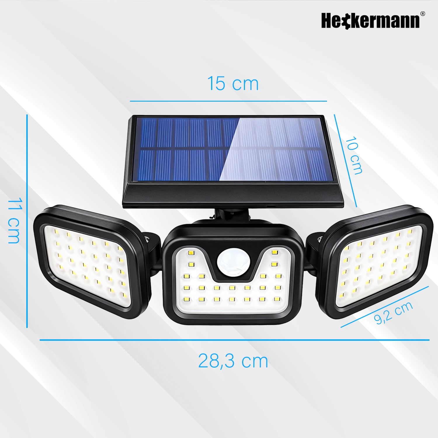 Lampa solarna zewnętrzna Heckermann JD1626