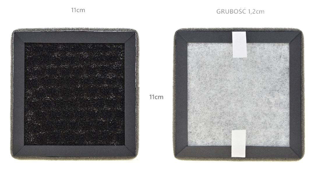 Filtr 2W1 Do Oczyszczacza Cronos Cube - Hepa + Węglowy