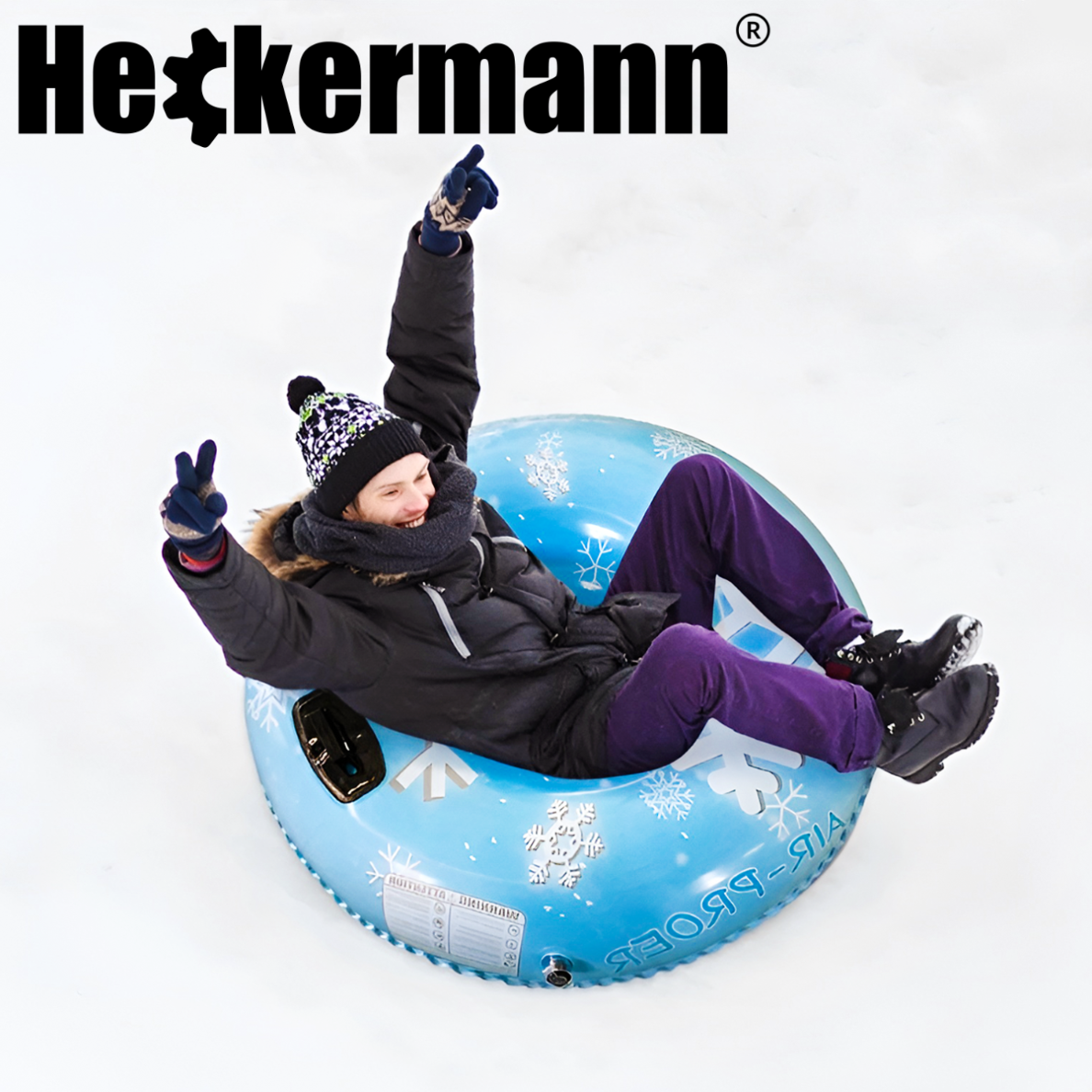 SANKI DMUCHANE KOŁO ŚLIZGACZ NA ŚNIEG OPONA DO ZJEŻDŻANIA 110cm