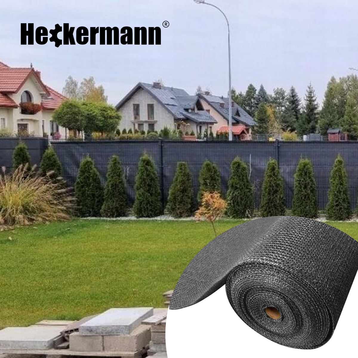 SIATKA CIENIUJĄCA MASKUJĄCA NA PŁOT 90% 2x10m