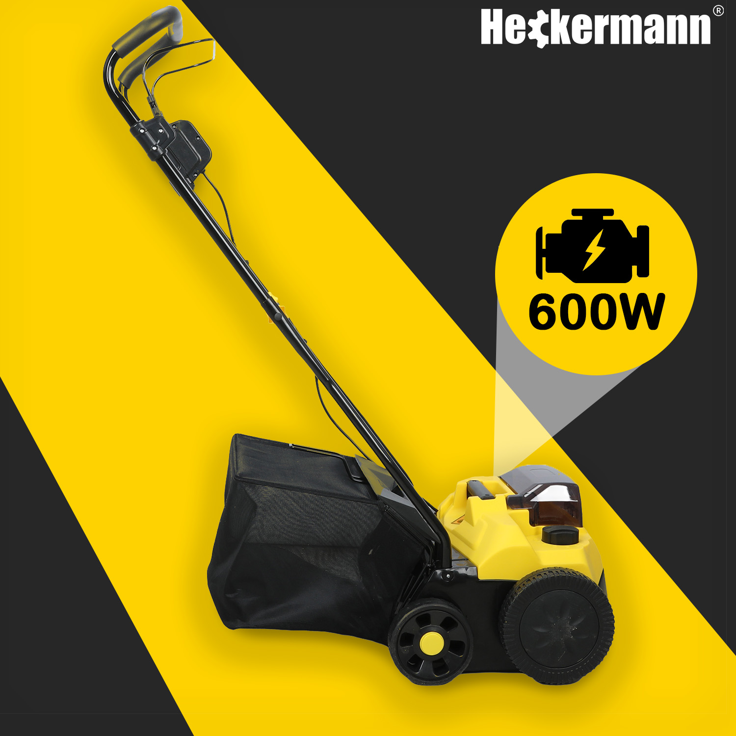 Heckermann AVWA40 komora akumulatorów 2x20V 40V silnik bezszczotkowy