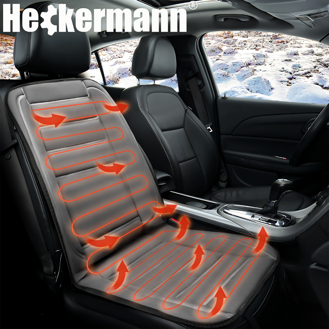 MATA GRZEWCZA NA FOTEL PODWÓJNA PODGRZEWANA SIEDZENIE 12V DO SAMOCHODU