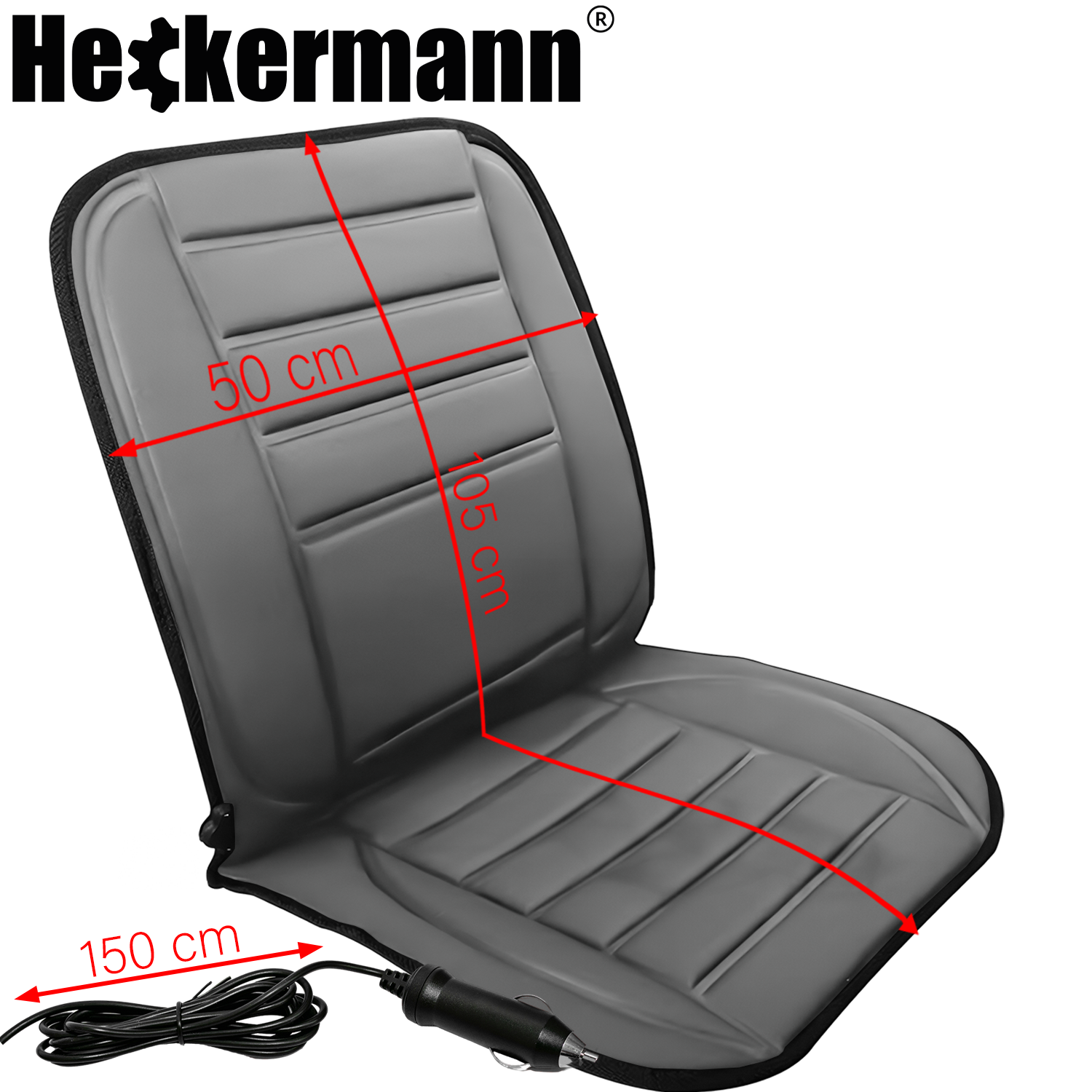 MATA GRZEWCZA NA FOTEL PODWÓJNA PODGRZEWANA SIEDZENIE 12V DO SAMOCHODU