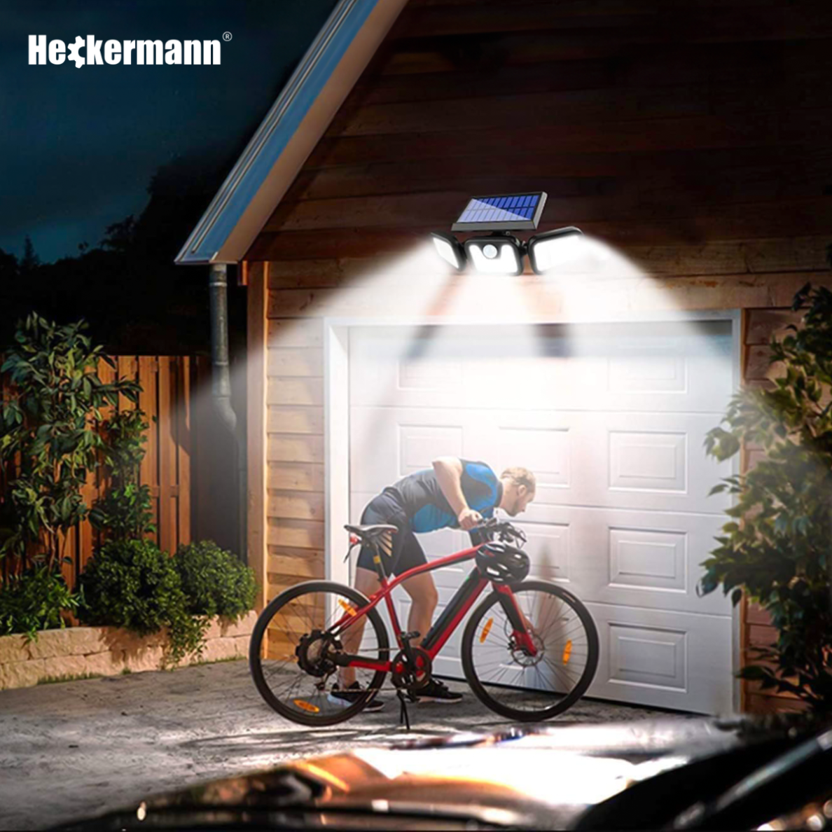 Lampa solarna zewnętrzna Heckermann JD1626