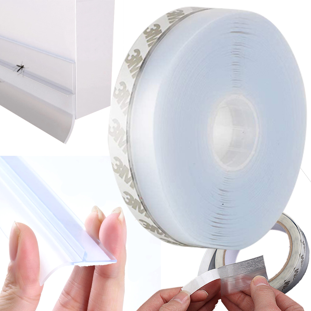 Samoprzylepna Uszczelka Do Okien / Drzwi Heckermann 45Mm