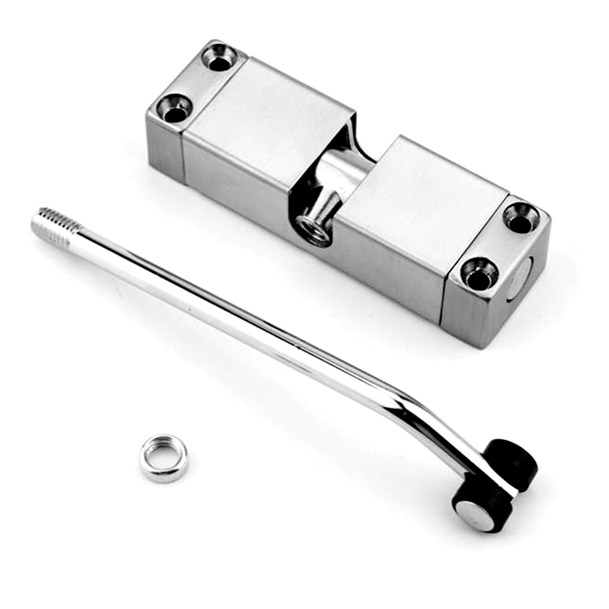 Metalowy Domykacz Drzwi Heckermann Jybmq08 Srebrny