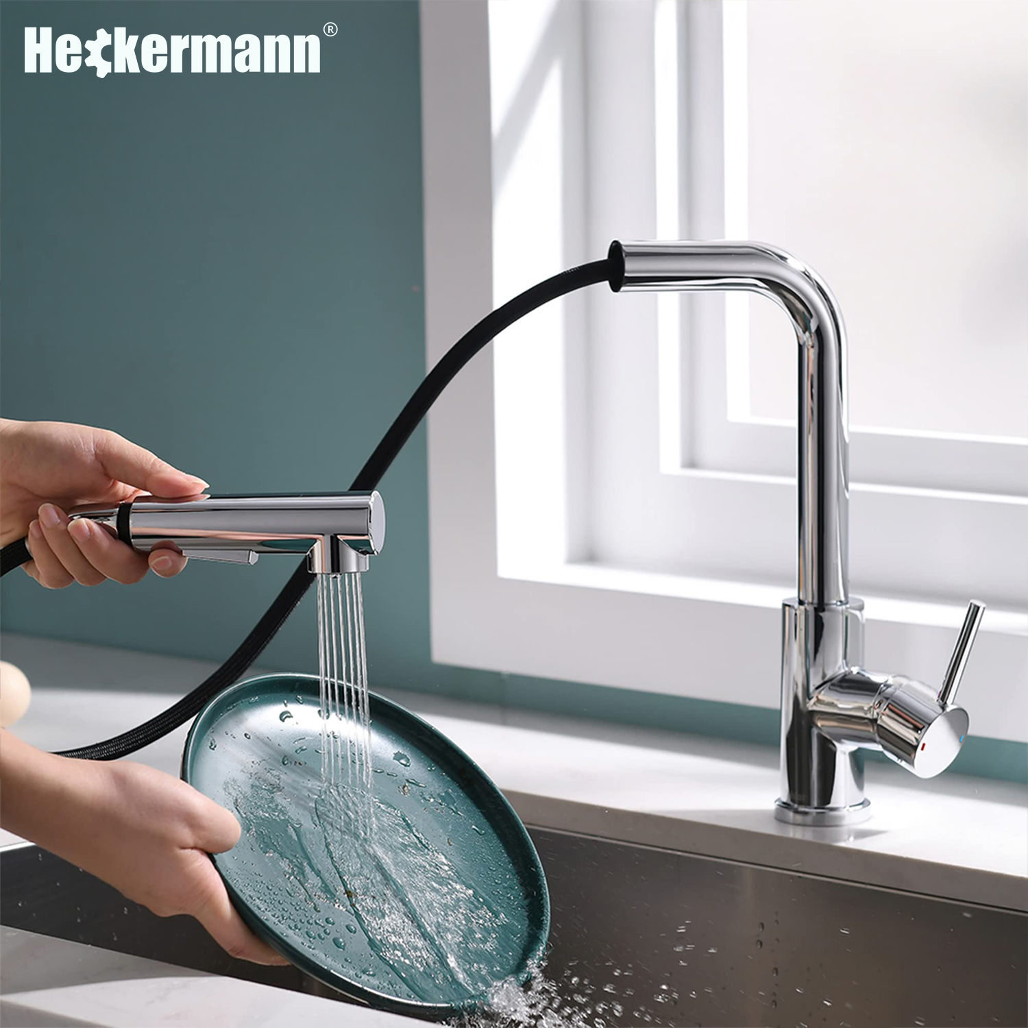 Wielofunkcyjna bateria kuchenna Heckermann SZ-888 Srebrna