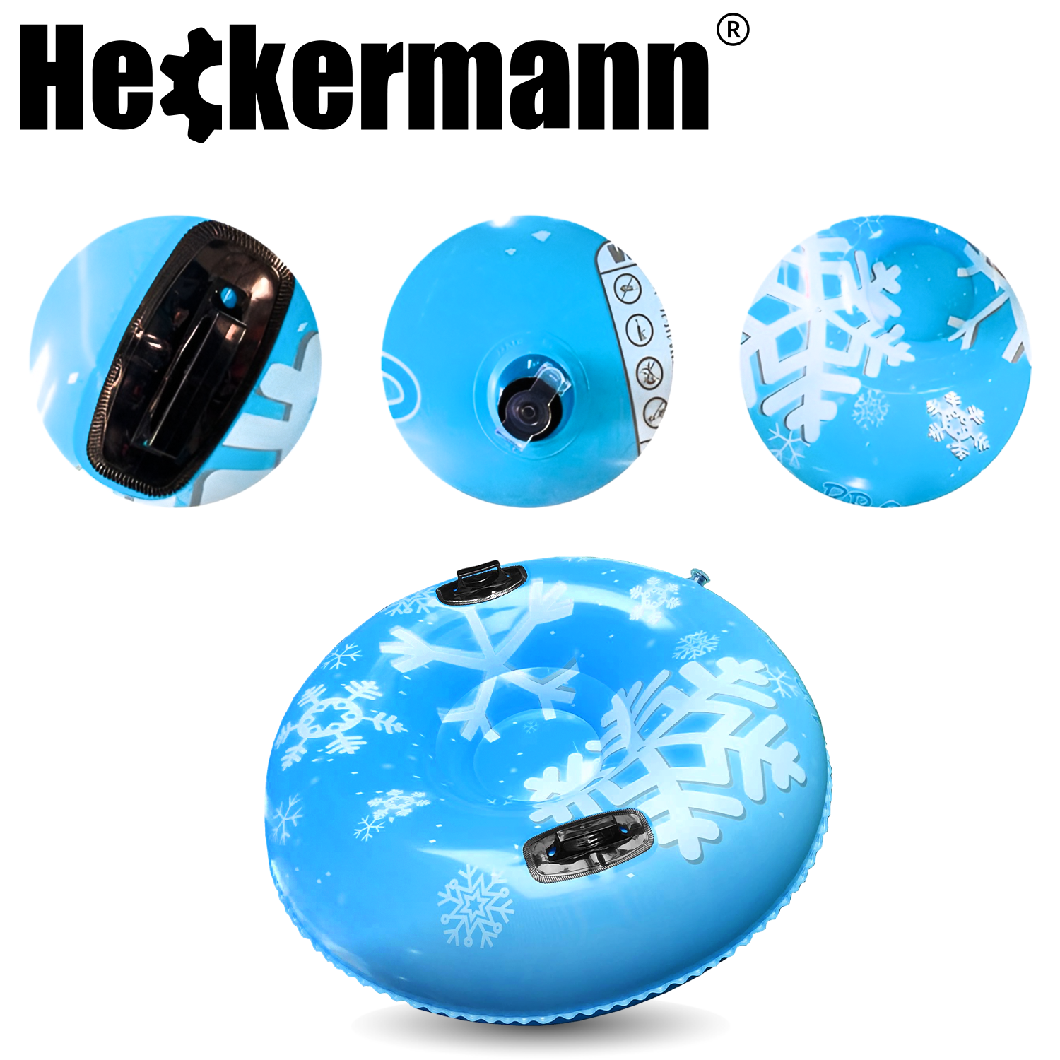 SANKI DMUCHANE KOŁO ŚLIZGACZ NA ŚNIEG OPONA DO ZJEŻDŻANIA 110cm