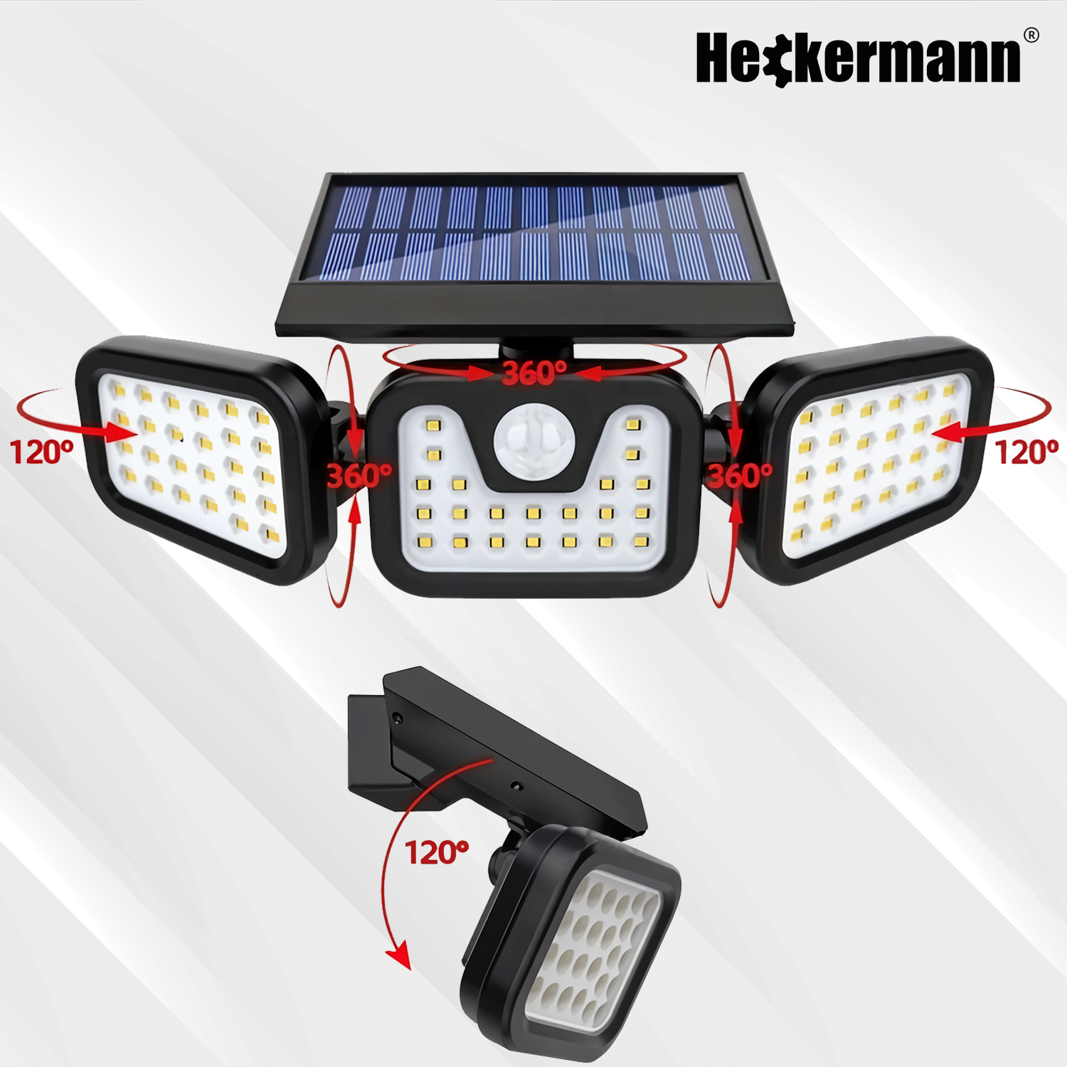 Lampa solarna zewnętrzna Heckermann JD1626