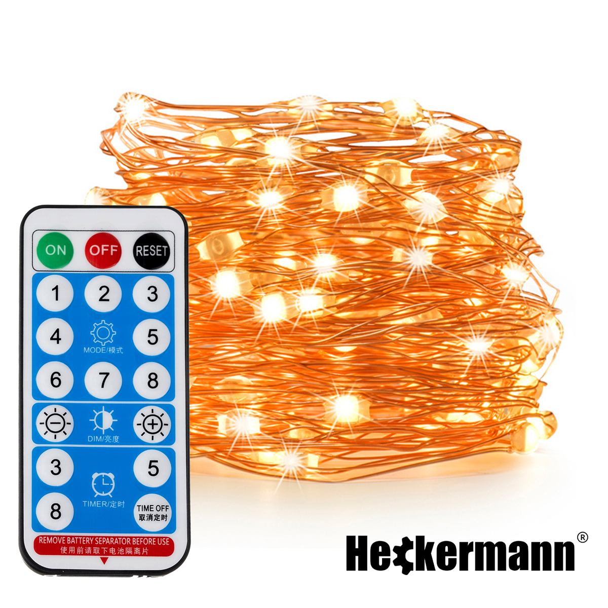 Lampki solarne Heckermann VCT-SLC-21 200LED Warm