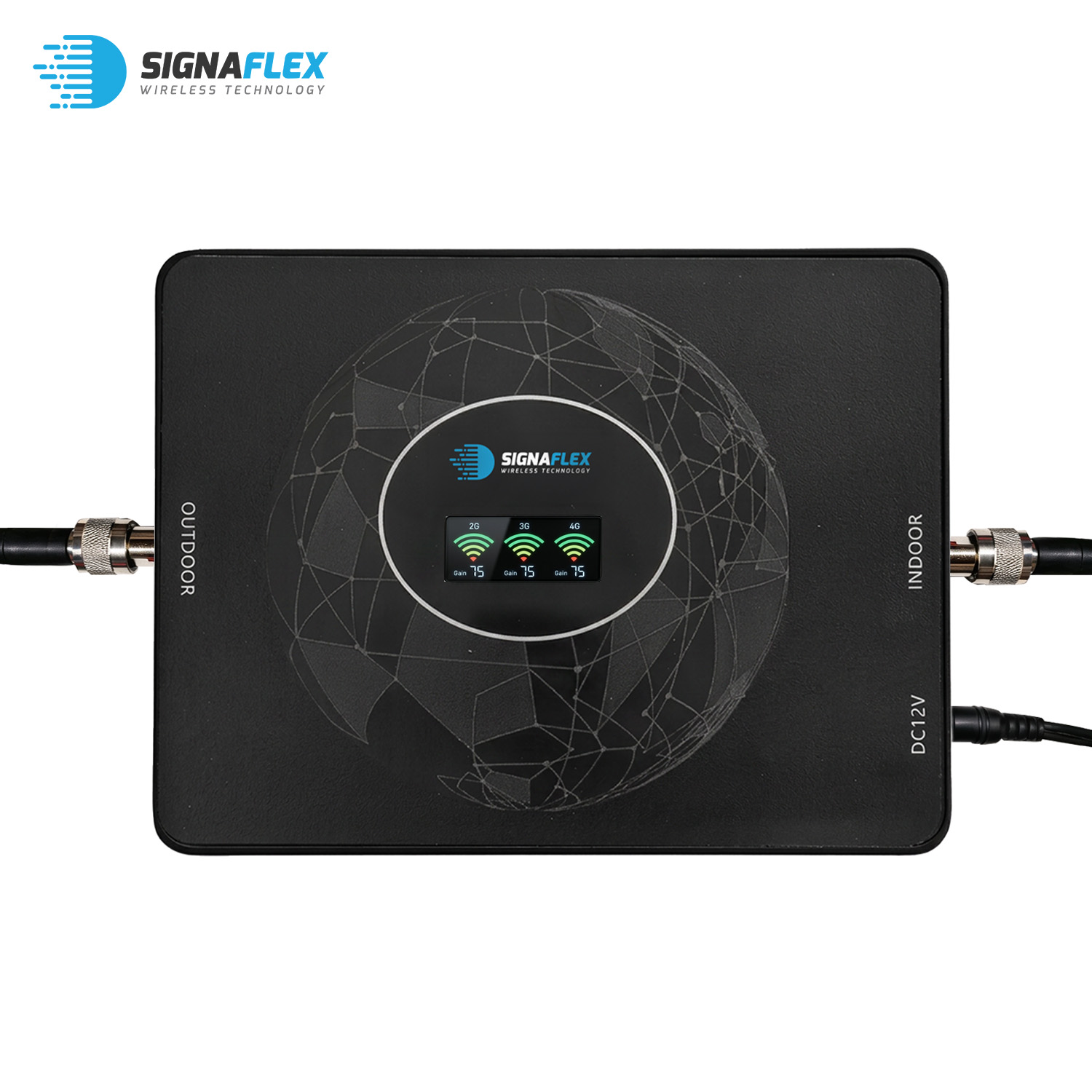 Wyświetlacz LED wzmacniacza Signaflex LS-GDW3 z poziomem Gain 2G 3G 4G