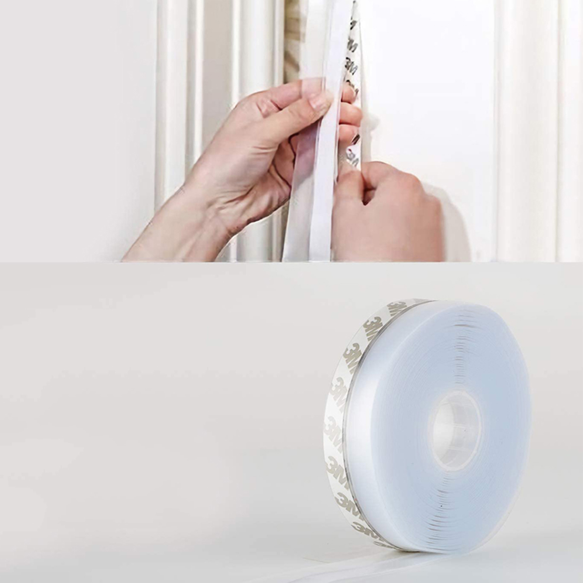 Samoprzylepna Uszczelka Do Okien / Drzwi Heckermann 45Mm