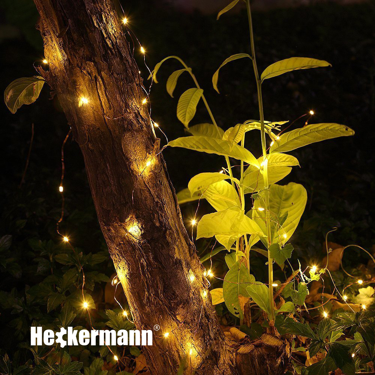 Lampki solarne Heckermann VCT-SLC-21 200LED Warm