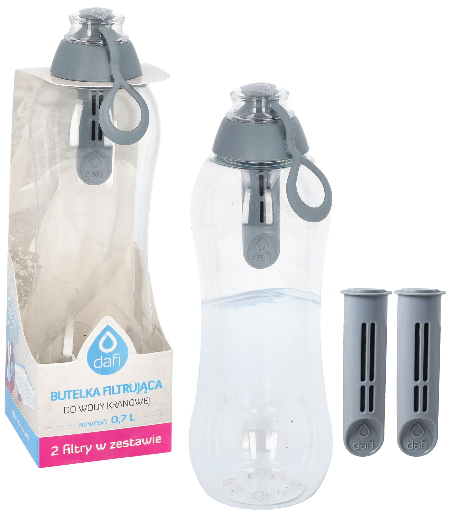 DAFI Lot De 3 Filtres à Charbon Pour Gourdes - Élimine Goût Et Odeur Du Chlore | Sans BPA | Compatible Soft Et Solid