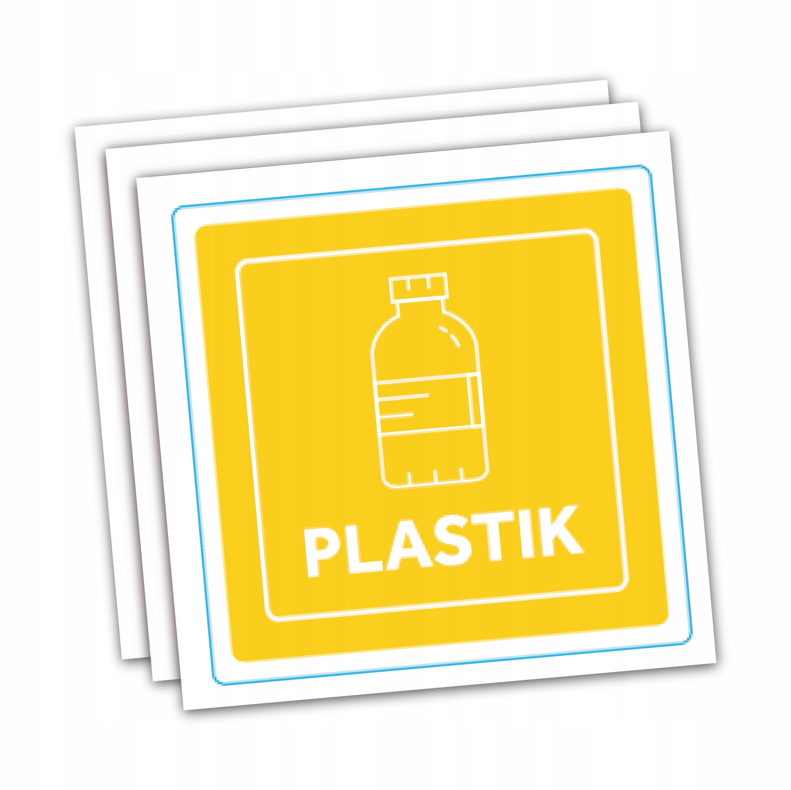 Naklejka segregacyjna PLASTIK