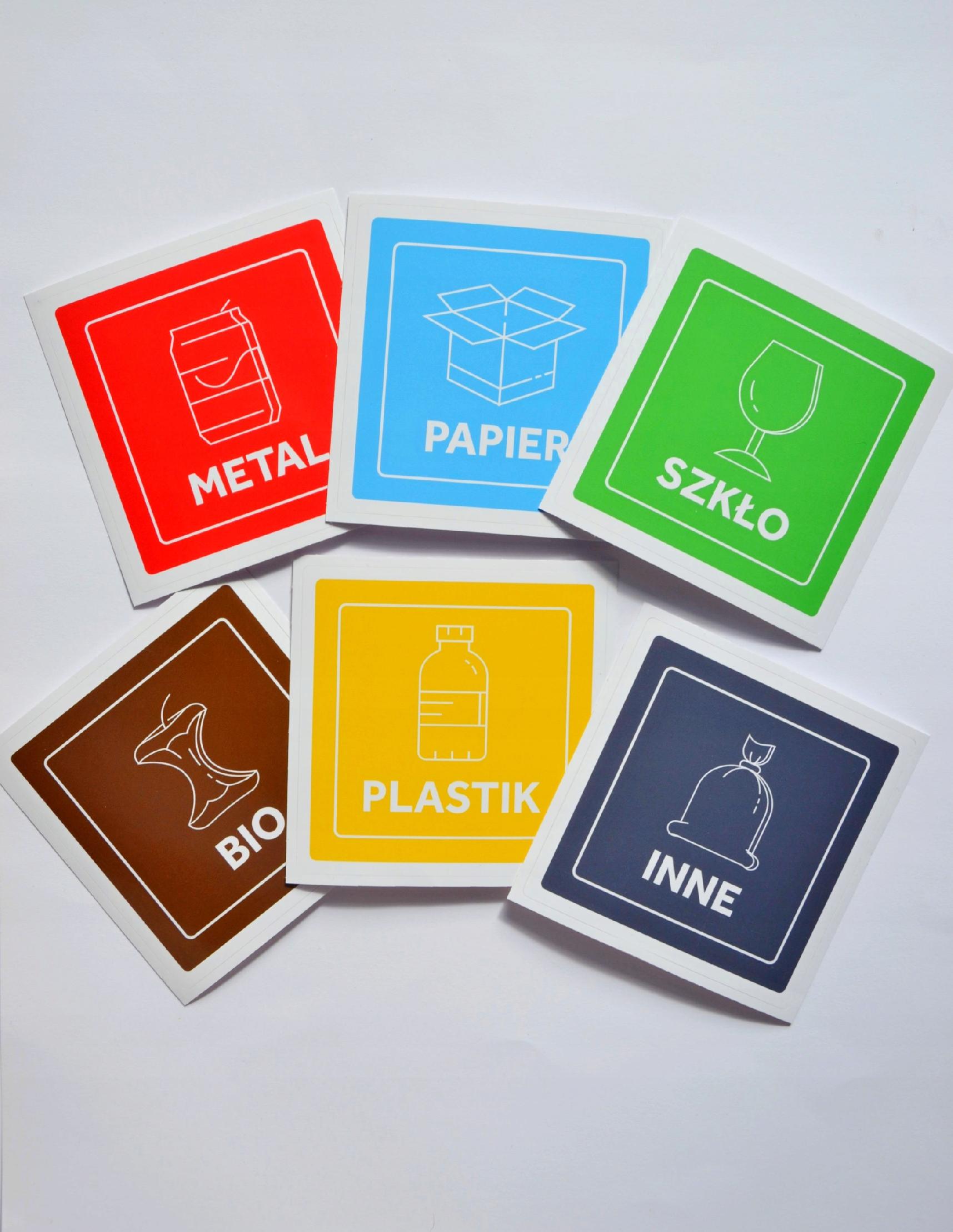 Naklejka segregacyjna PLASTIK