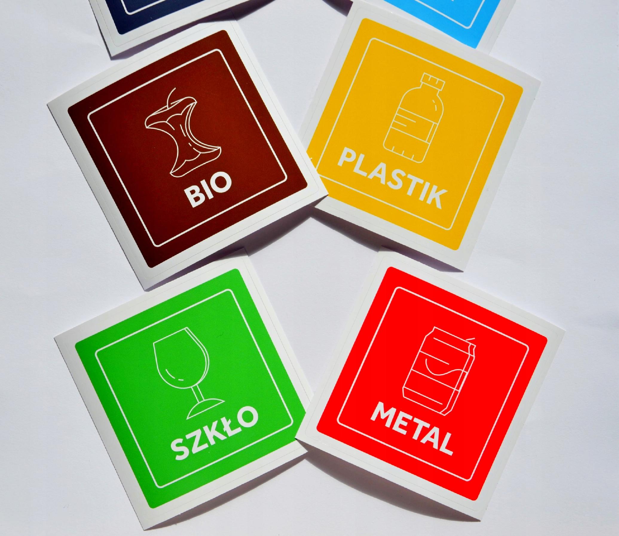 Naklejka segregacyjna PLASTIK