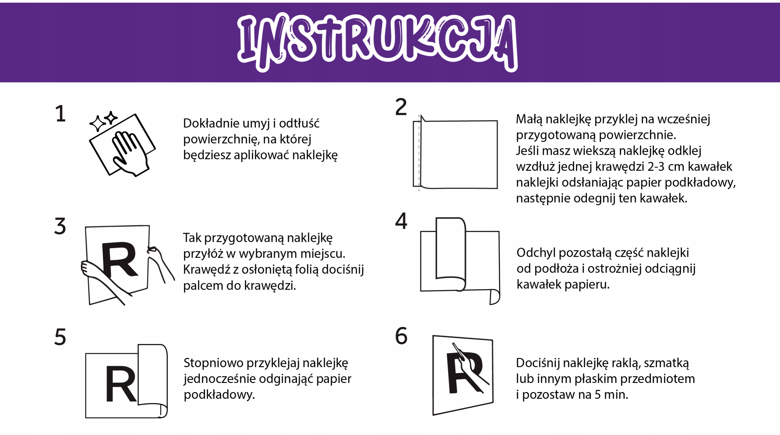 Naklejka segregacyjna PAPIER