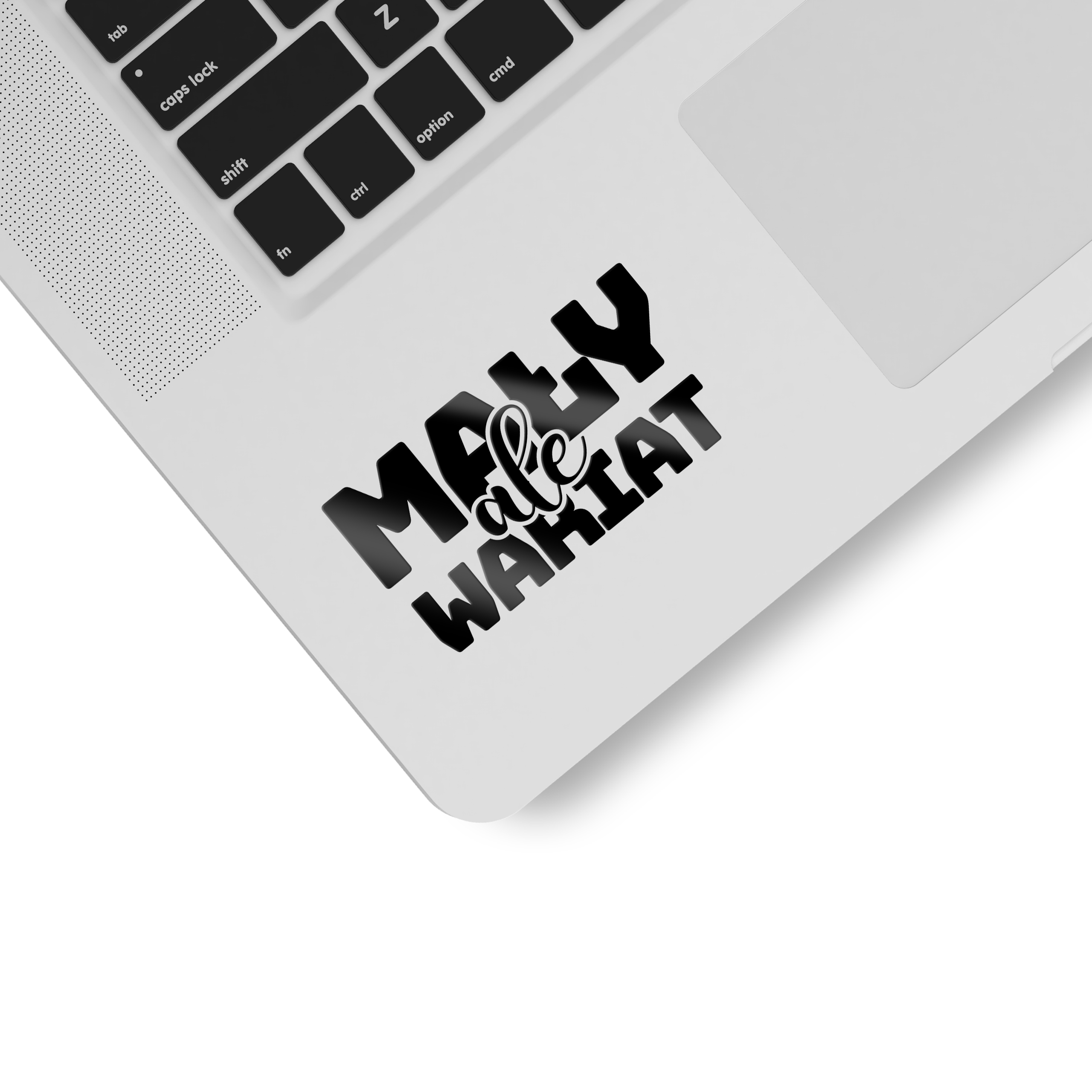 Naklejka MAŁY ALE WARIAT 10 cm