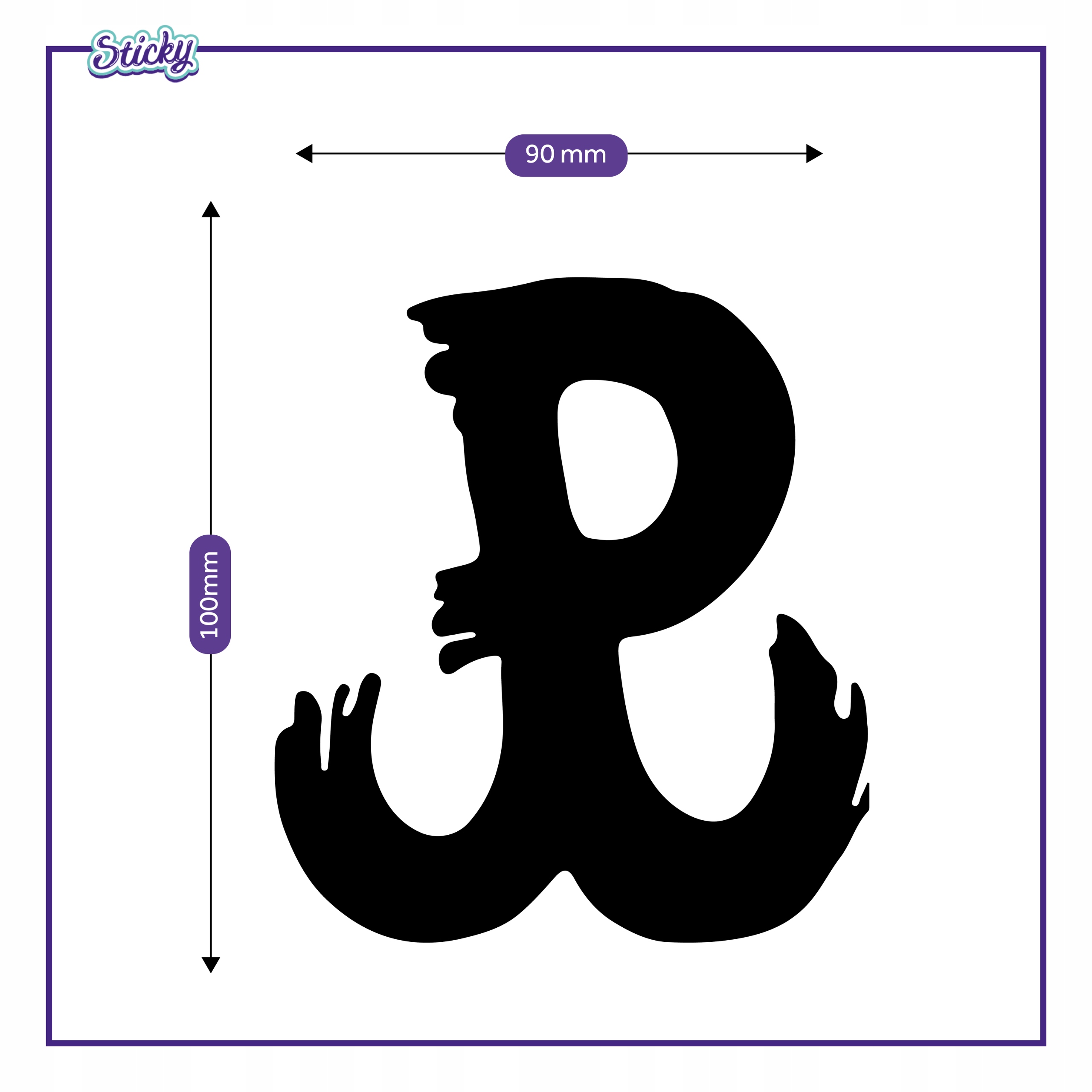 Naklejka POLSKA WALCZĄCA 10 cm