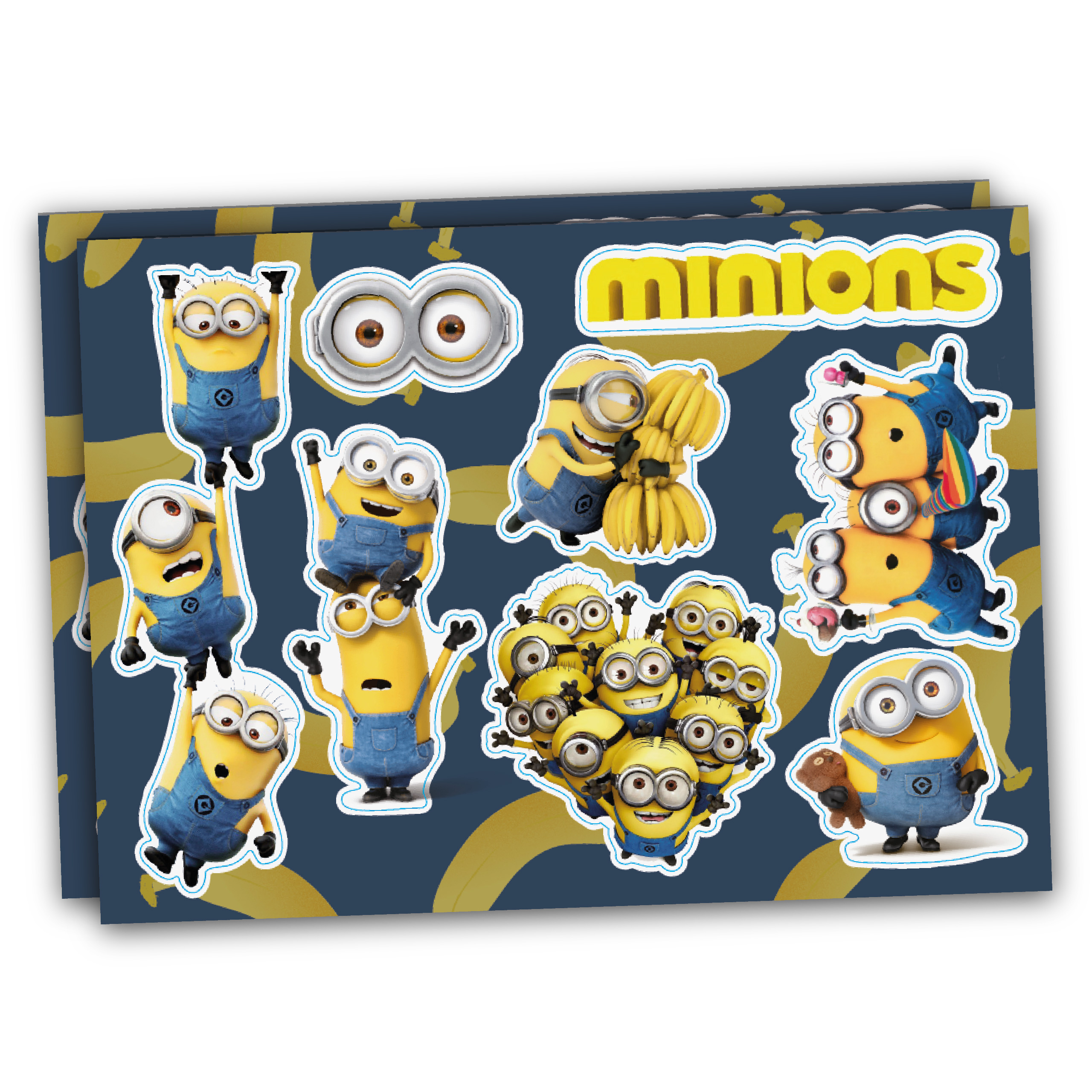 Naklejki na rower kask MINIONKI