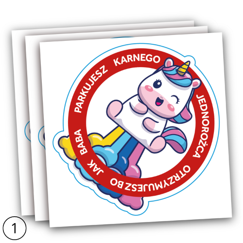 NAKLEJKI KARNE WLEPY 25 szt