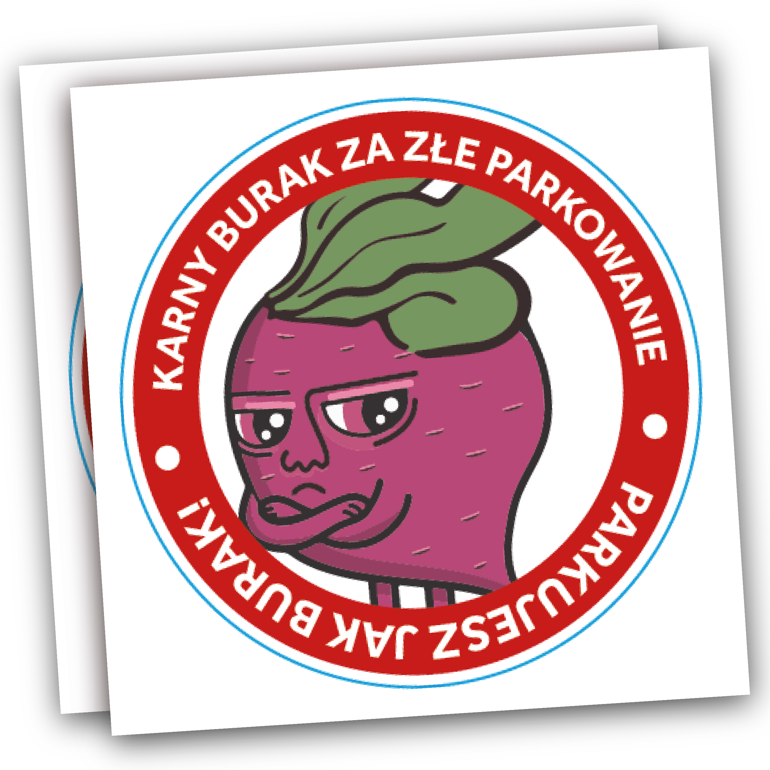 NAKLEJKI KARNE ŚMIESZNE 25 szt