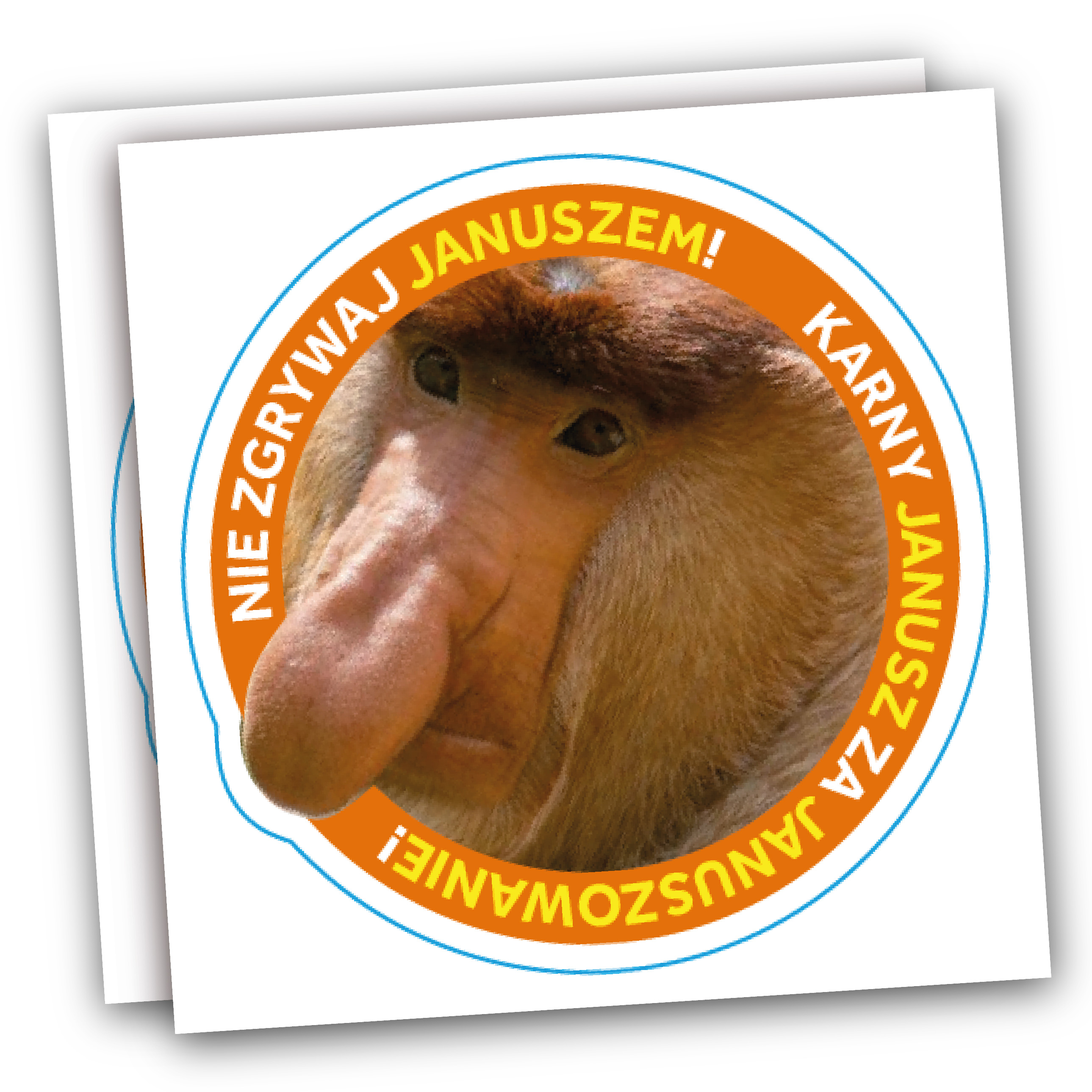 NAKLEJKI KARNE ŚMIESZNE 25 szt