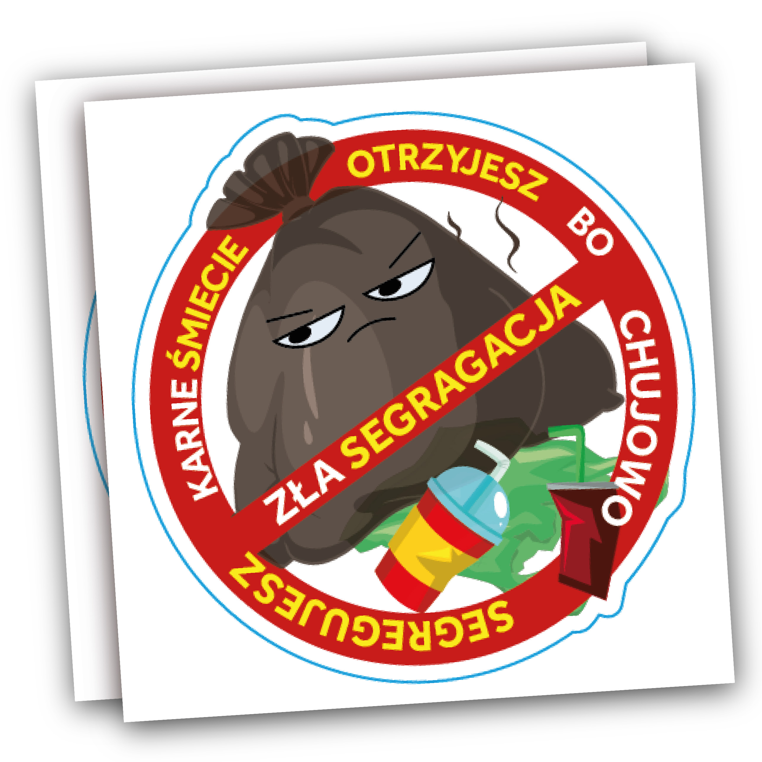 NAKLEJKI KARNE ŚMIESZNE 25 szt