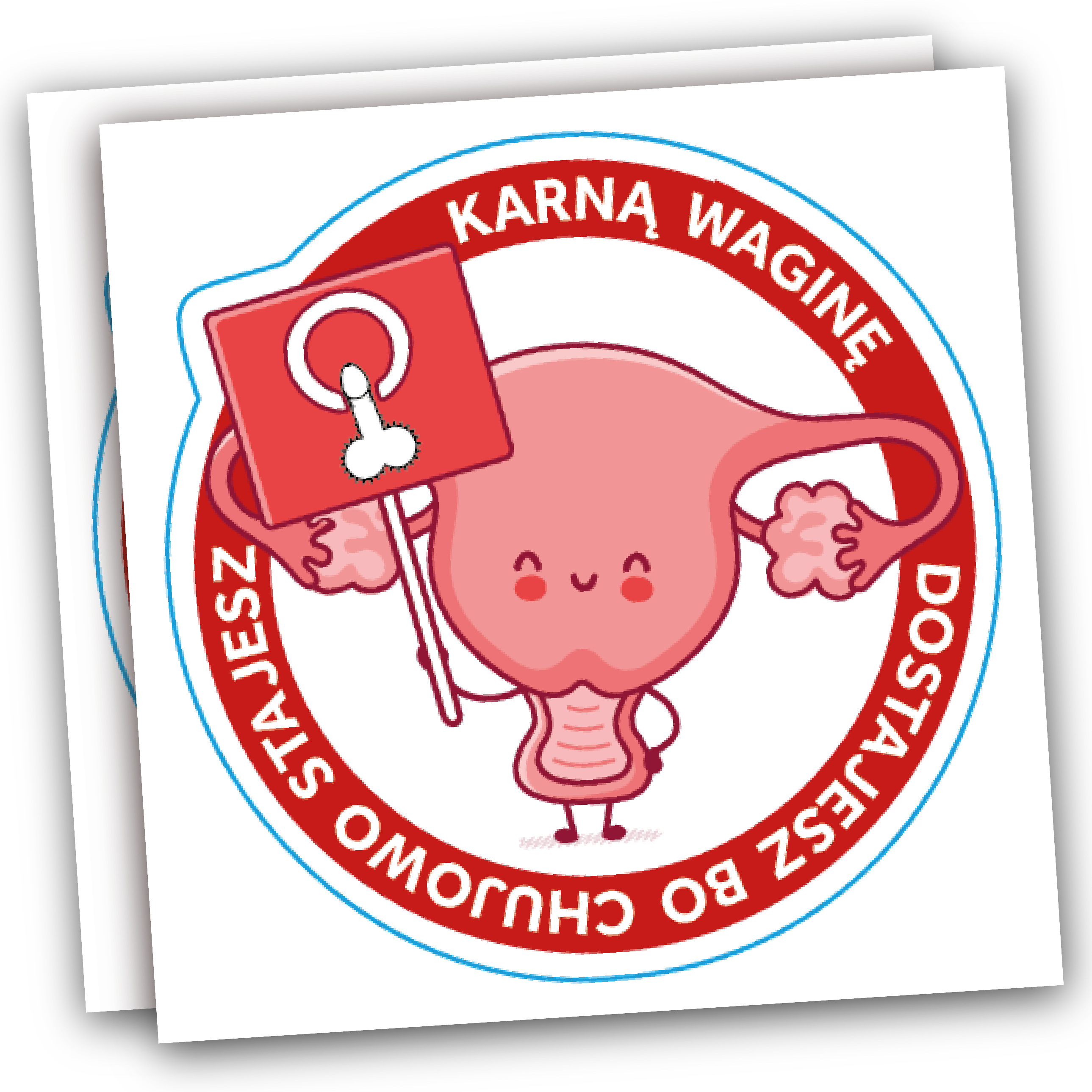 NAKLEJKI KARNE ŚMIESZNE 25 szt