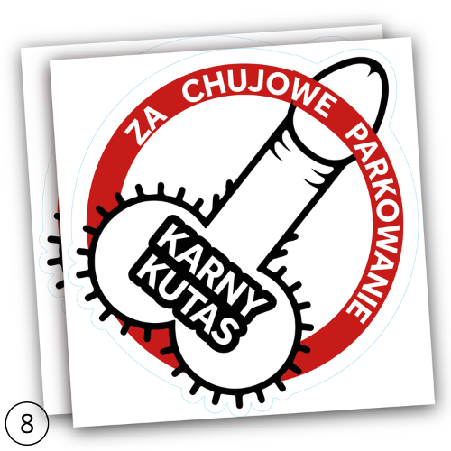 NAKLEJKI KARNE WLEPY 25 szt