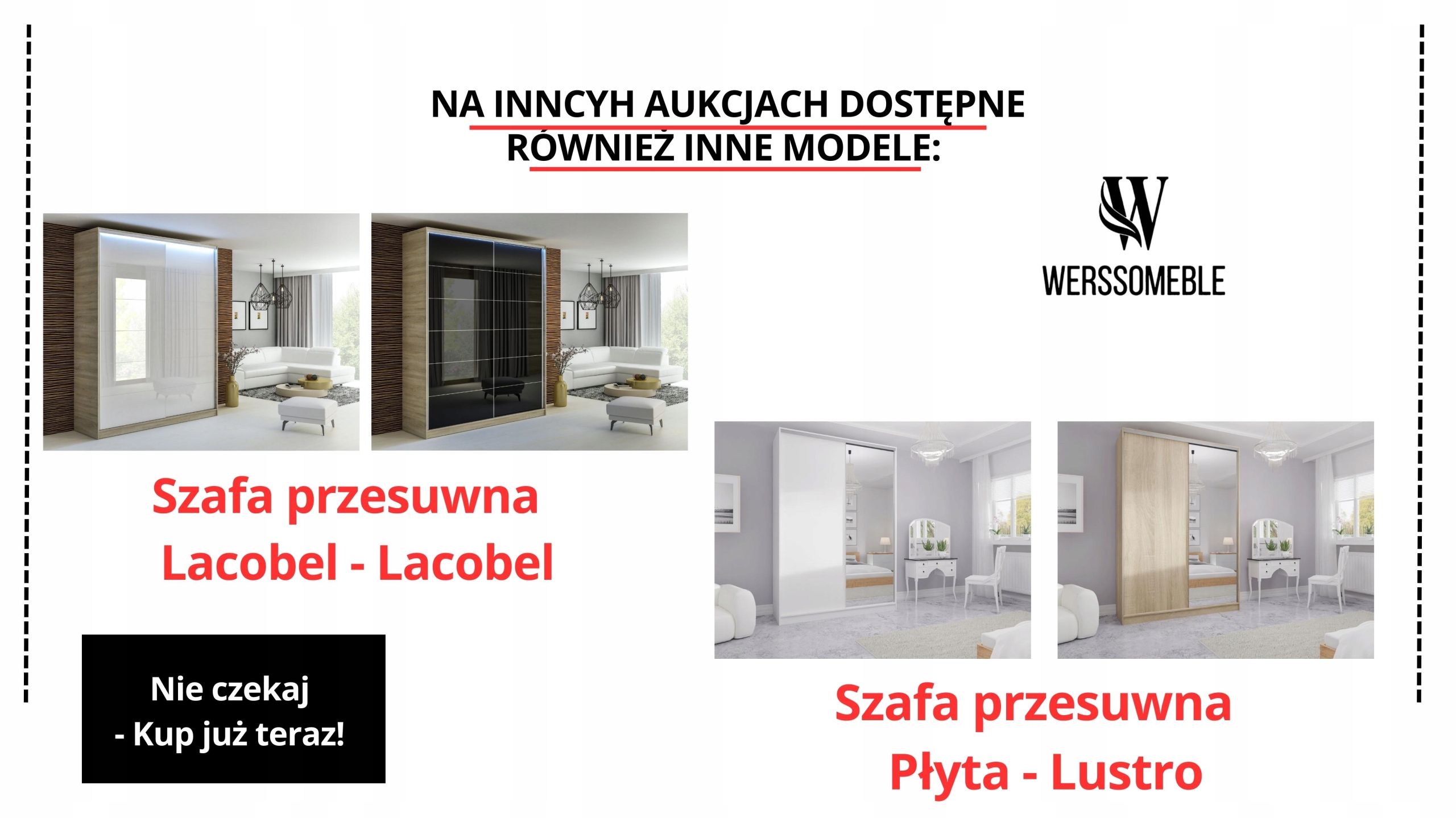 SZAFA PRZESUWNA STANDARD 100 x 250 DĄB SONOMA