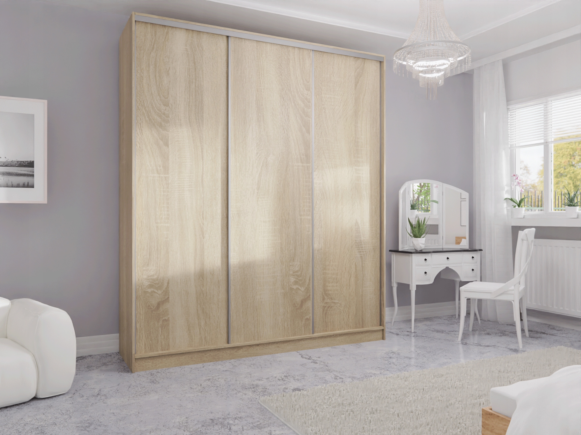 SZAFA PRZESUWNA 190 x 250 3D MAX SONOMA PRODUCENT!