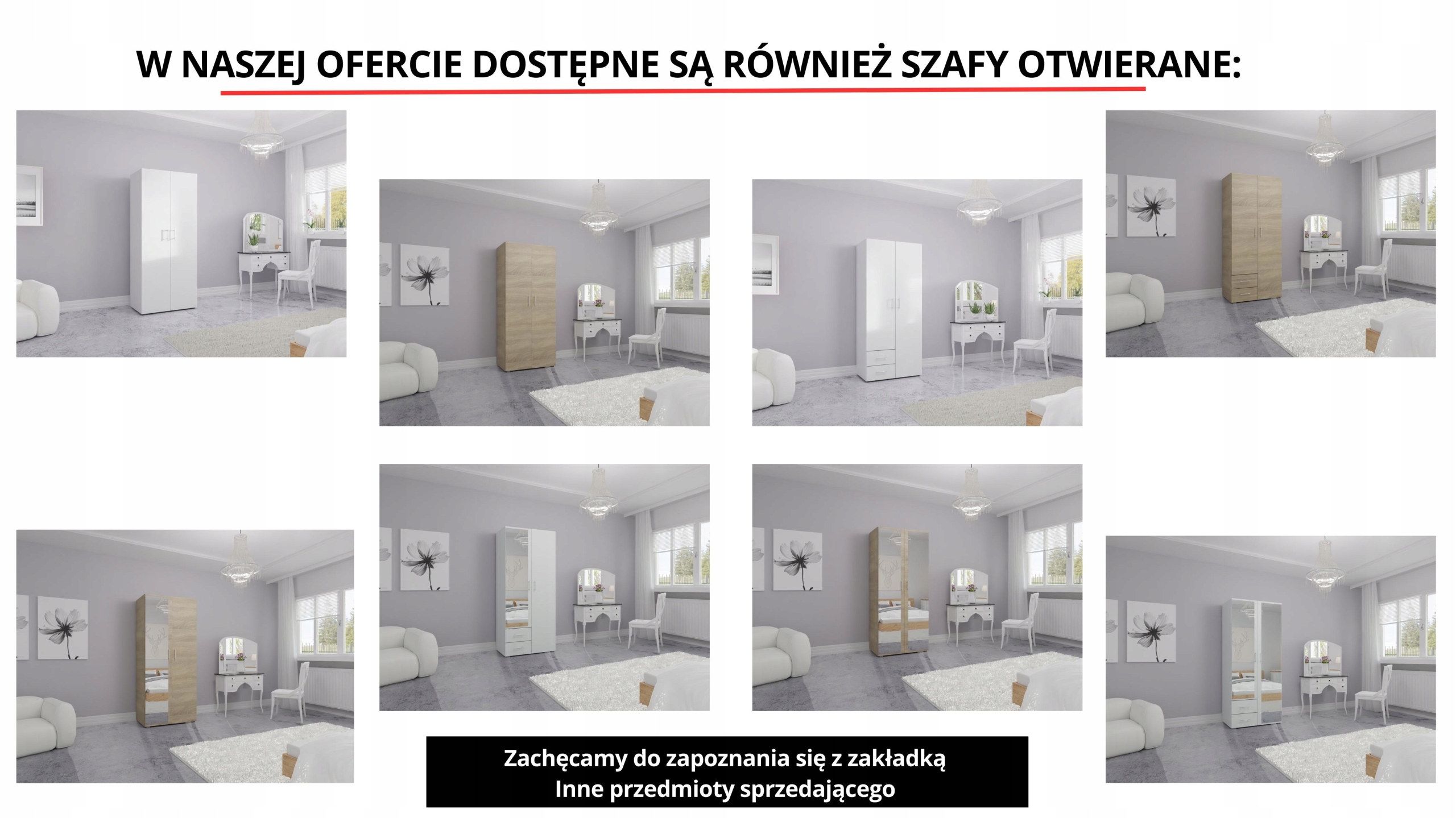 SZAFA PRZESUWNA STANDARD 140 x 250 SONOMA LUSTRO P