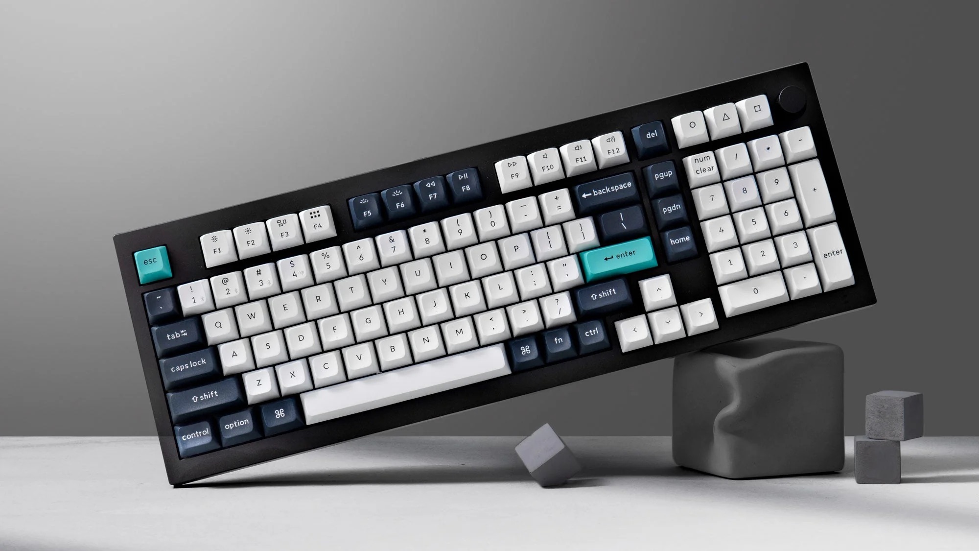 Keychron Q5 Max QMK Kabellose Mechanische Tastatur, QWERTY US, Q5M-M1, Red - Photo 5/8