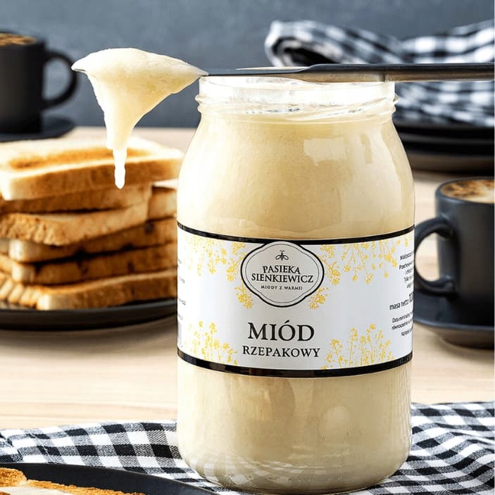 Miód rzepakowy kremowany Pasieka Sienkiewicz