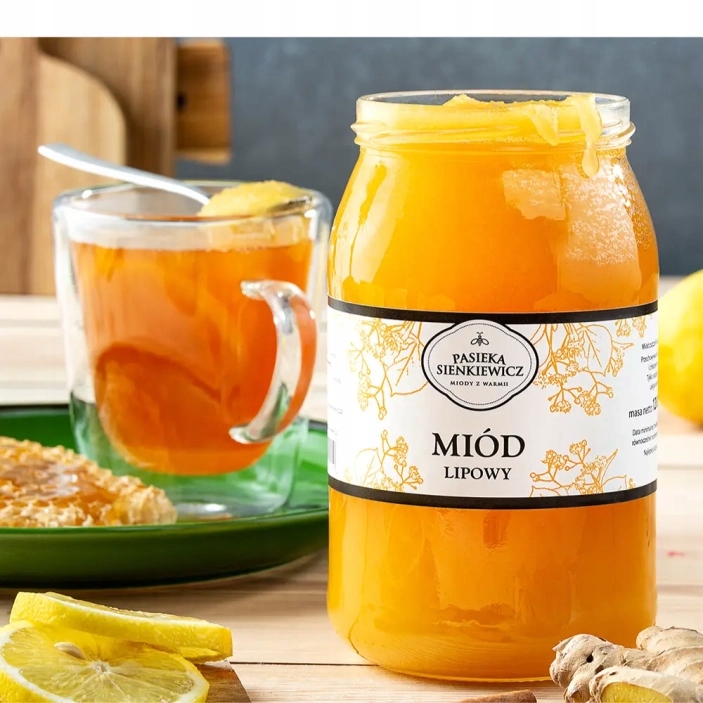 Miód lipowy i wielokwiatowy 2 x 1200 g