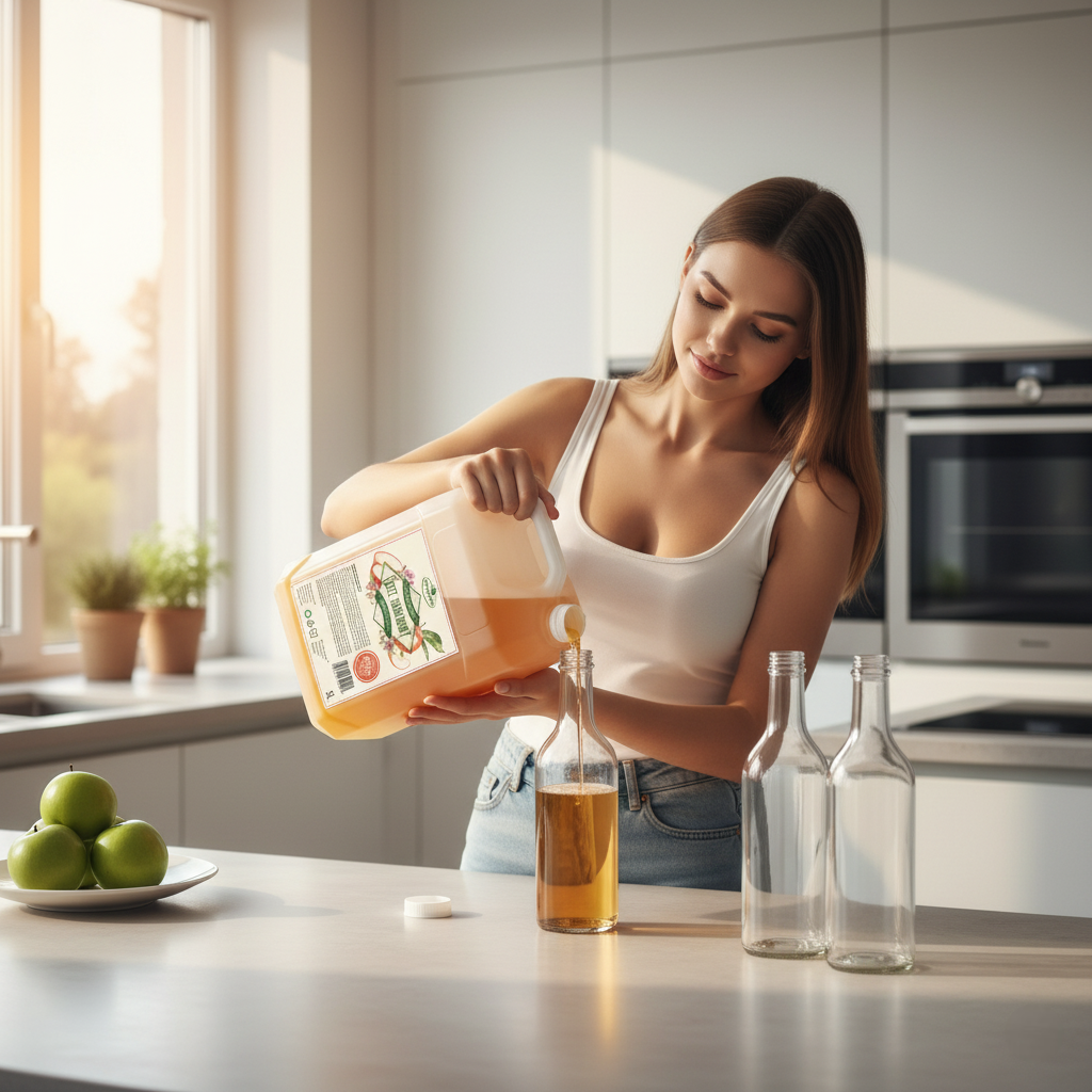 Ocet Jabłkowy NIEFILTROWANY NIEPASTERYZOWANY 5L / Dary Ogrodu