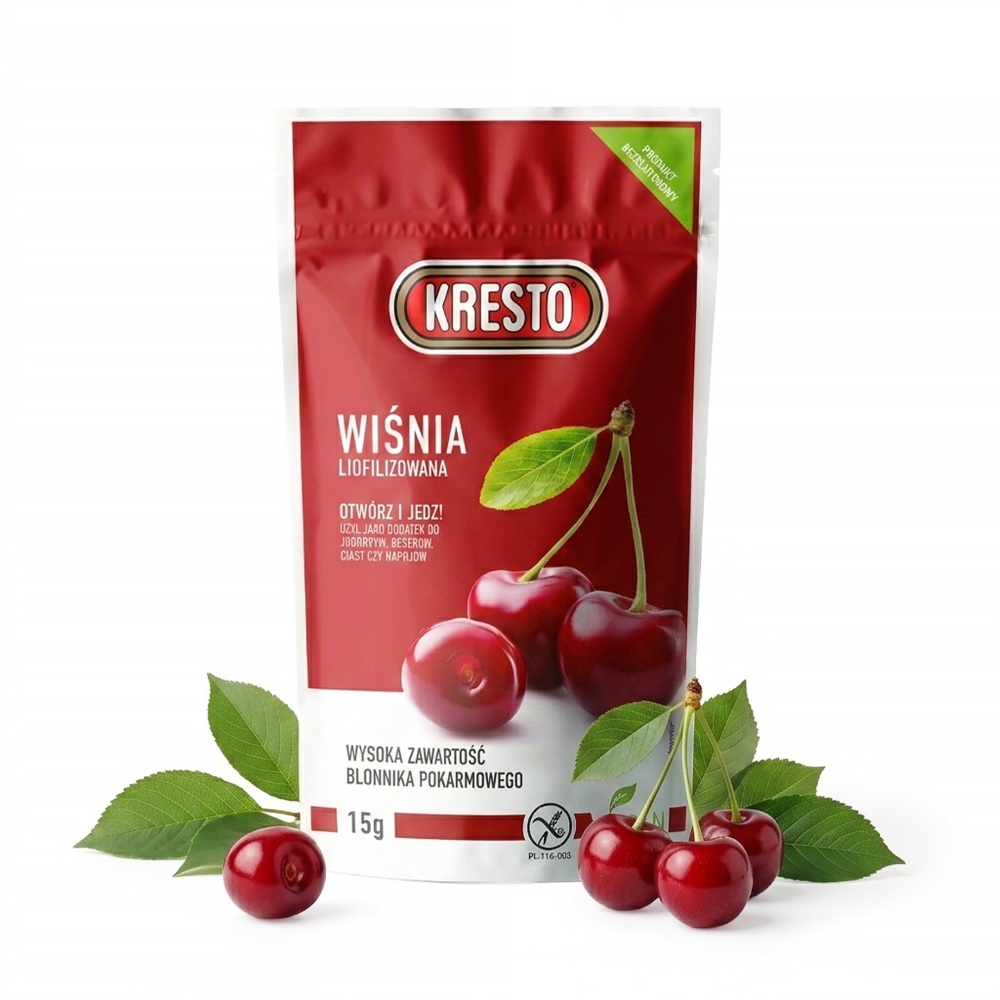 Wiśnia liofilizowana KRESTO 15 g