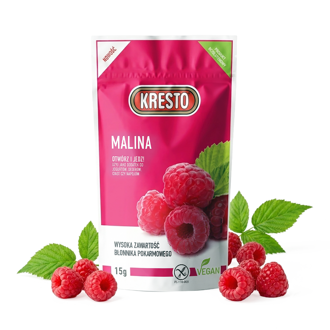 Malina liofilizowana KRESTO 15 g