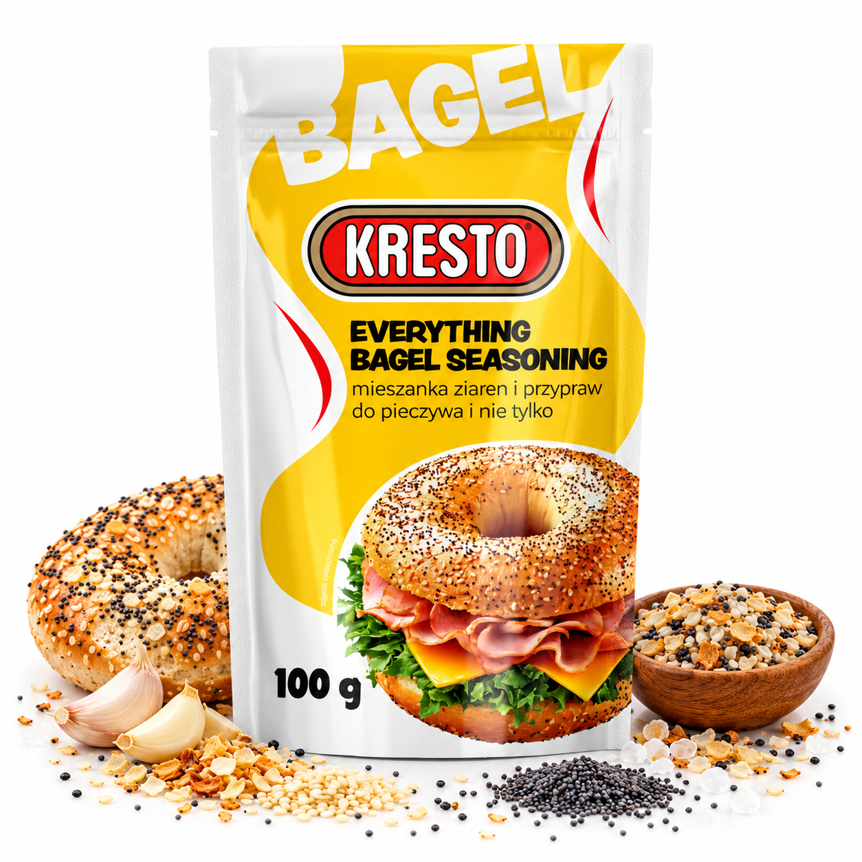 Everything Bagel KRESTO mieszanka ziaren i przypraw 100 g