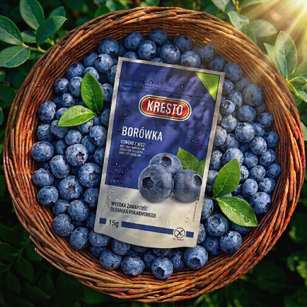 Borówka amerykańska KRESTO 15 g — specyfikacja produktu
