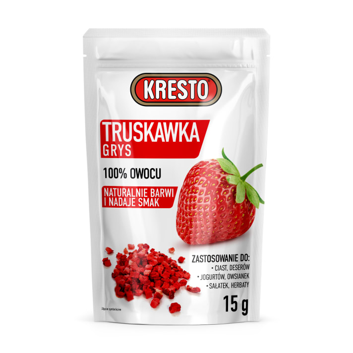 Truskawka liofilizowana grys KRESTO 15 g