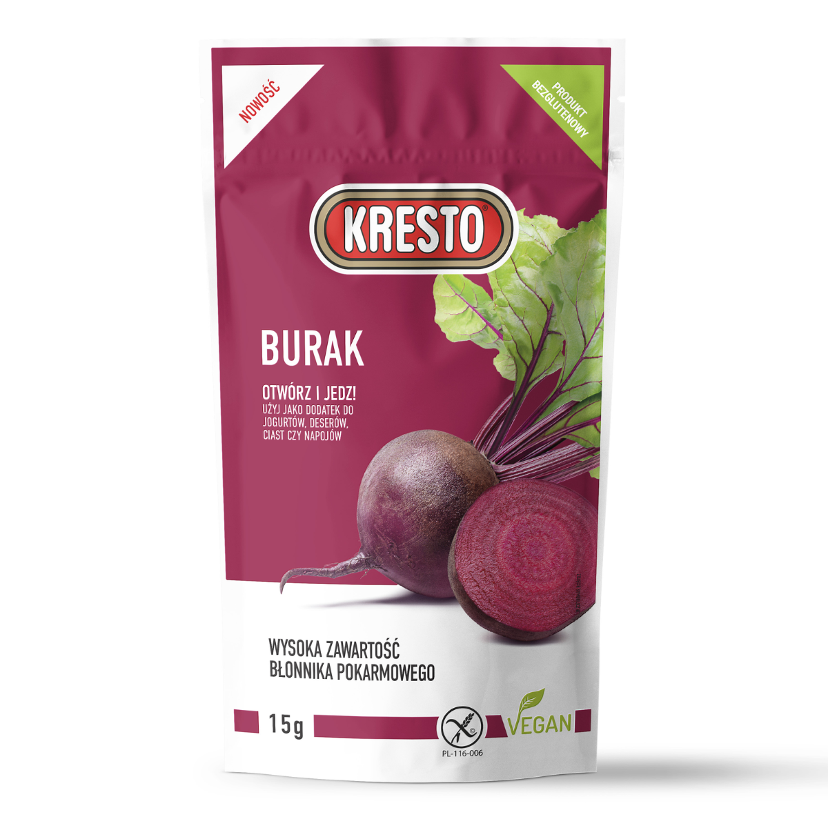 Burak czerwony liofilizowany w kostce KRESTO 15 g