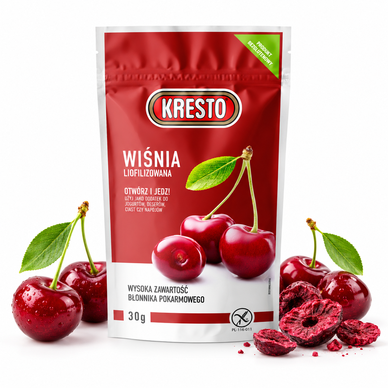 Wiśnia liofilizowana KRESTO 30 g